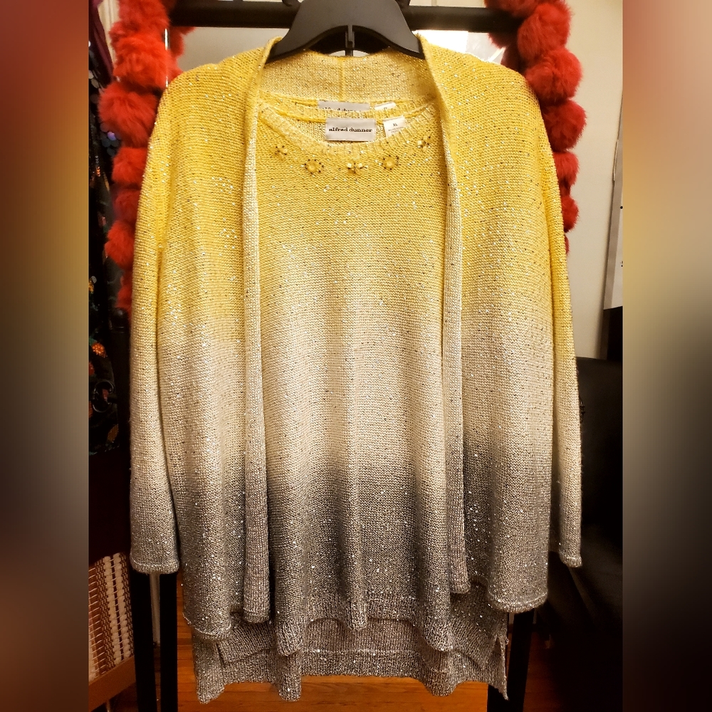 Alfred Dunner 2pc sweater set